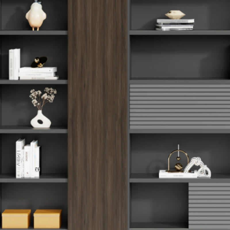 Doors Open Filing Cabinet Wooded Italian Storage Display Office Cupboards Stand Rangement Armoires De Salon Modular Furniture