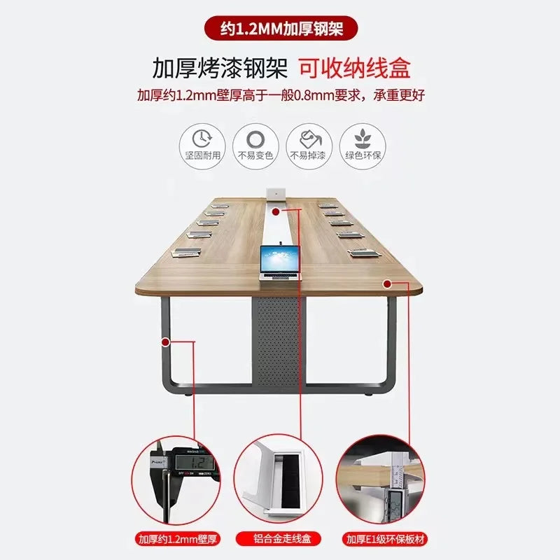 Simple and Modern Conference Tables: Available in Long Sizes for Large and Small Spaces