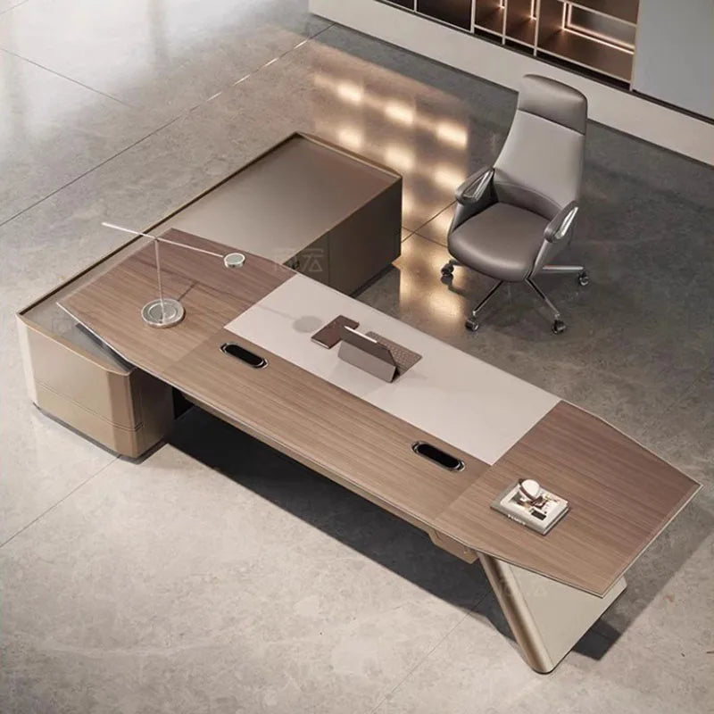 Bedroom Monitor Stand – Desk Gadgets, Workstation PC Table, Desk Mat for Gamers, Scrivanie per Computer, Modern Furniture
