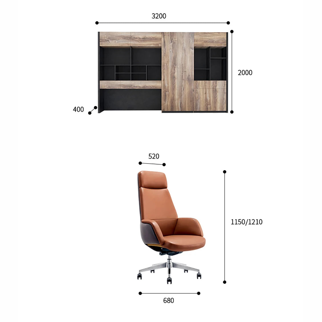 9.2ft Electric Lift Office Desk – Mute Rail, Large Desktop with Chair Combination
