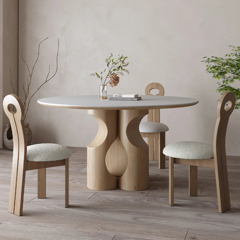 Modern Elegant oval dining Set