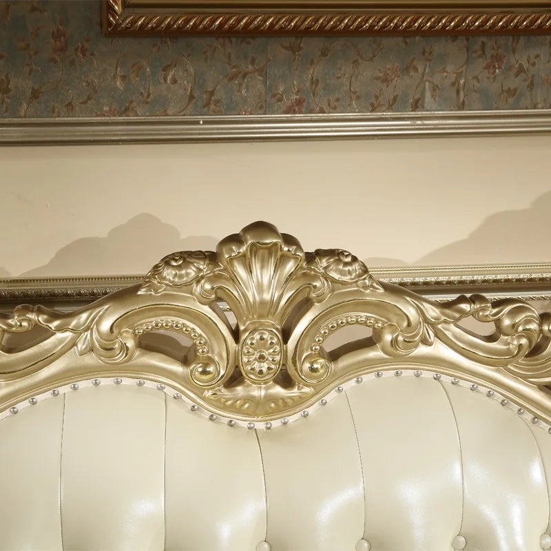 Customized European Leather Sofa – Luxury Villa Furniture in First Layer Cowhide, 123 Modular Design