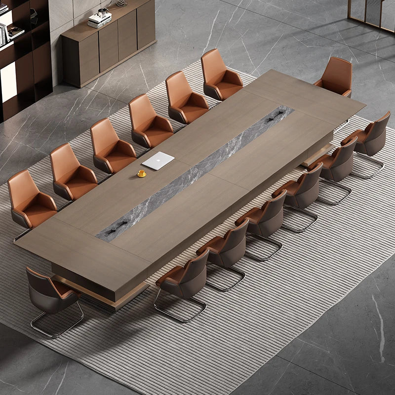 High-end light luxury Conference table and chair
