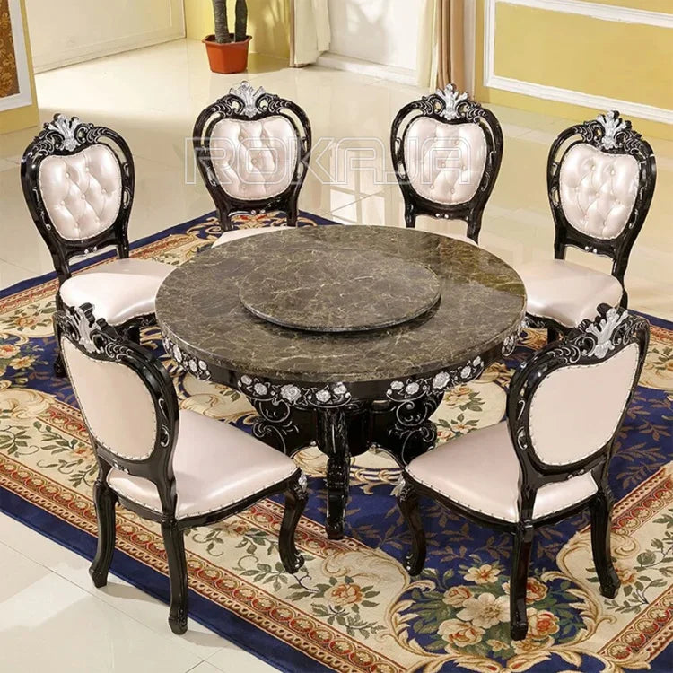 Romantic Classic Royal Design Dining Set