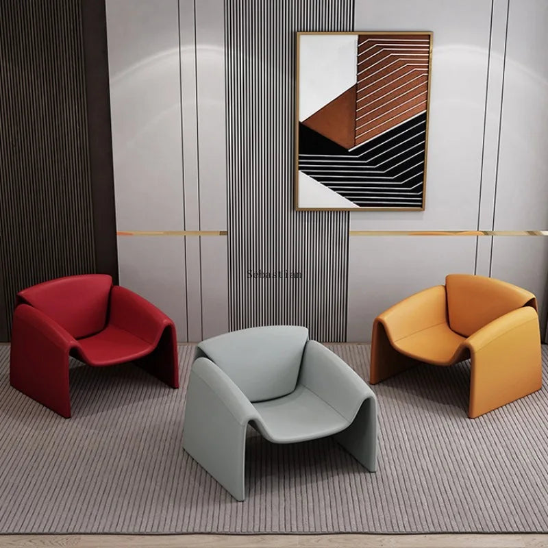 Internet Celebrity Creative Light Luxury Leisure Designer Lazy Living Room Crab Chair Modern Minimalist Single Person Sofa