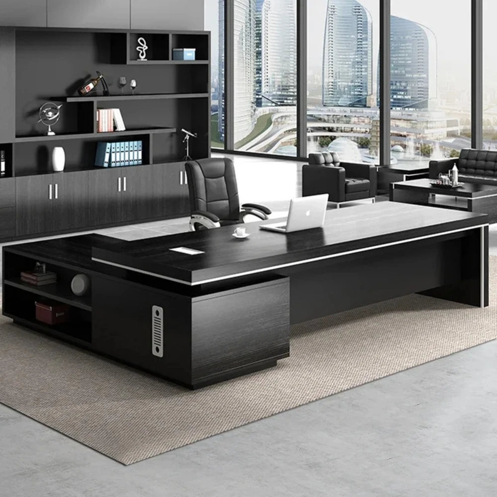 Executive L-Shaped Office Desk