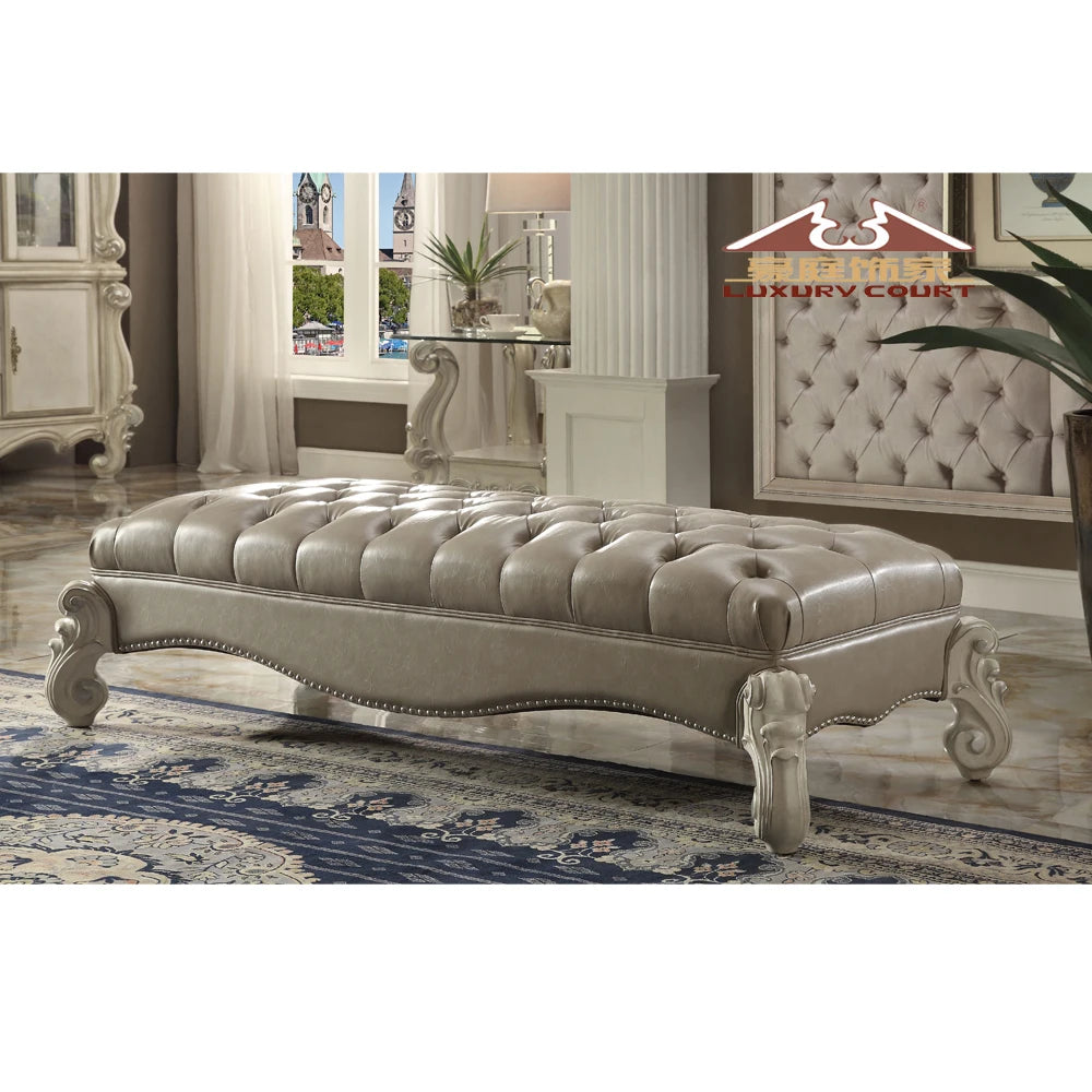 Wooden King Size Bed Frame; Stylish Apartment Bedroom Set