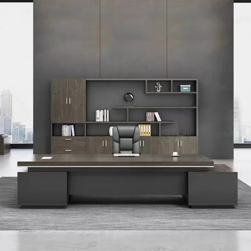 Executive L-Shaped Office Desk