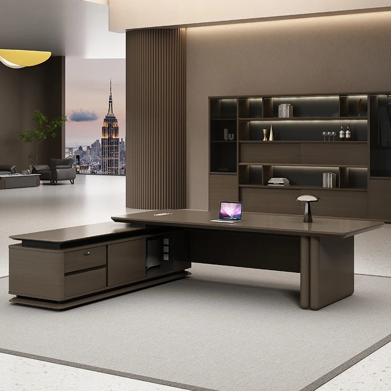 Multifunctional L-Shaped Desk