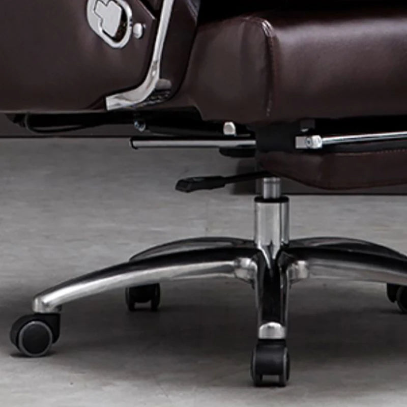 Ergonomic Gaming Office Chair – Leather Study Recliner with Cushion and Massage