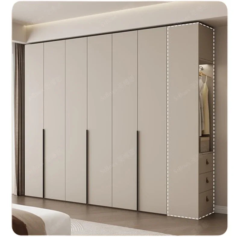 Nordic Storage Wardrobe – European Style, Living Room and Hotel Furniture, Partition for Clothes