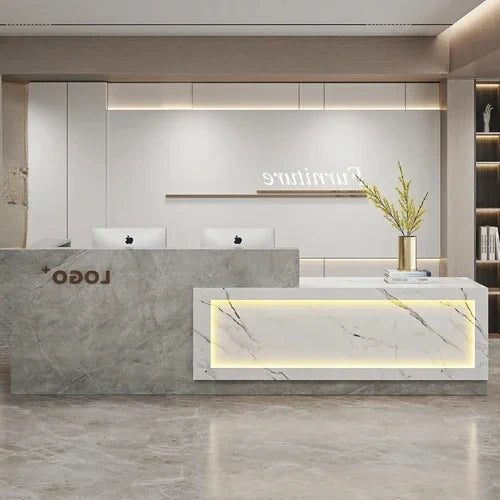 Modern Simple Reception Desks for Spas and Offices