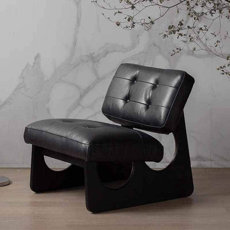 Nordic Chairs Chaise Nordique Luxury Design Individual Armchair Platform Modern Furniture Leather Sillas Plegables High Low