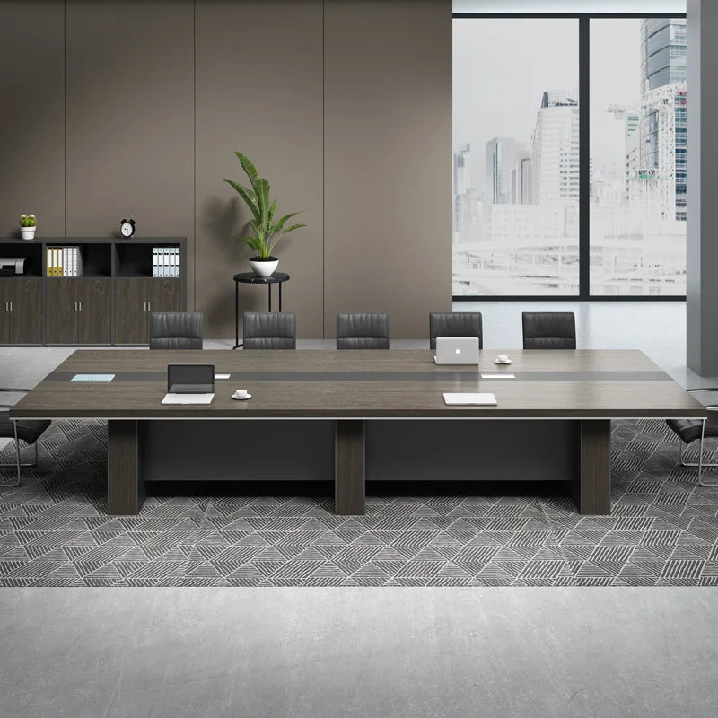 Office furniture simple modern conference table long table rectangular office negotiation table business conference table
