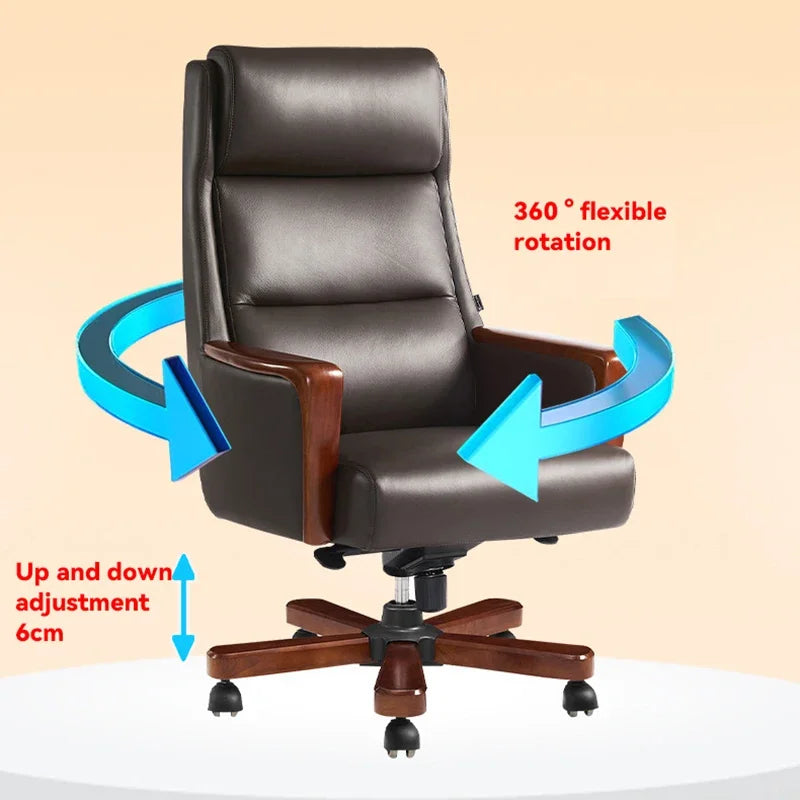 Comfortable Adjustable Luxury Chair – Height-Adjustable Office Armchair