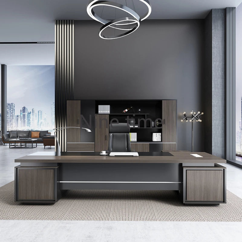 Modern Ergonomic Corner L-Shaped Office Desk