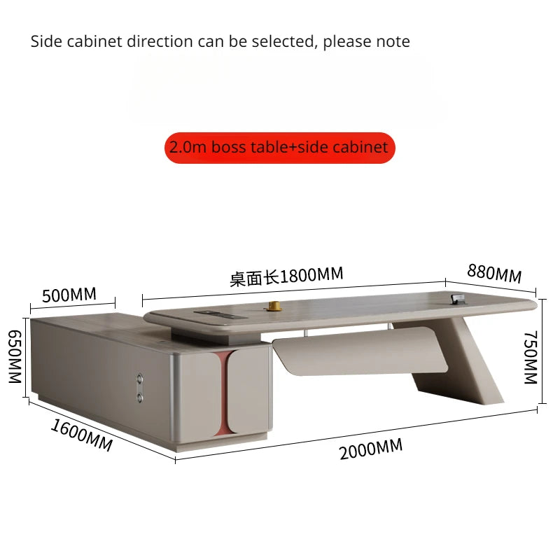 Executive L Shaped Gaming Desk Computer Gaming Drawers Luxury Meeting Work Table Storage Escritorios De Oficina Furniture