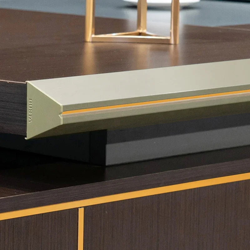 Executive Computer Desks with Corner Organizers