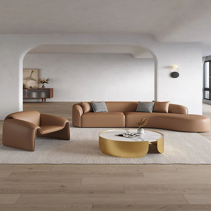 Organiser Miniature Living Room Sofa Leather Grande European Floor Living Room Sofa Modular Classic Divani Soggiorno Furniture