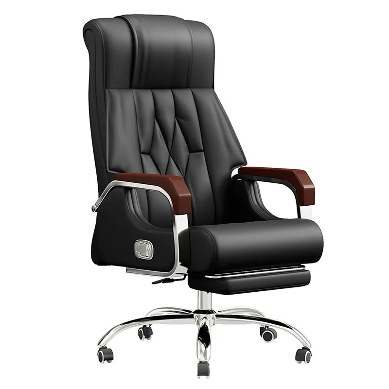 Leather Emperor Camp Office Chair – Cute, Relaxing Nordic Design