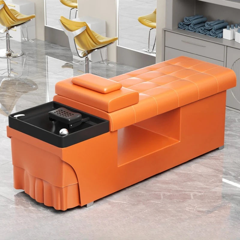 Water Circulation Shampoo Chair Hair Therapy Women Professionals Hairwash Bed Styling Stations Haar Wasch Liege Spa Furniture