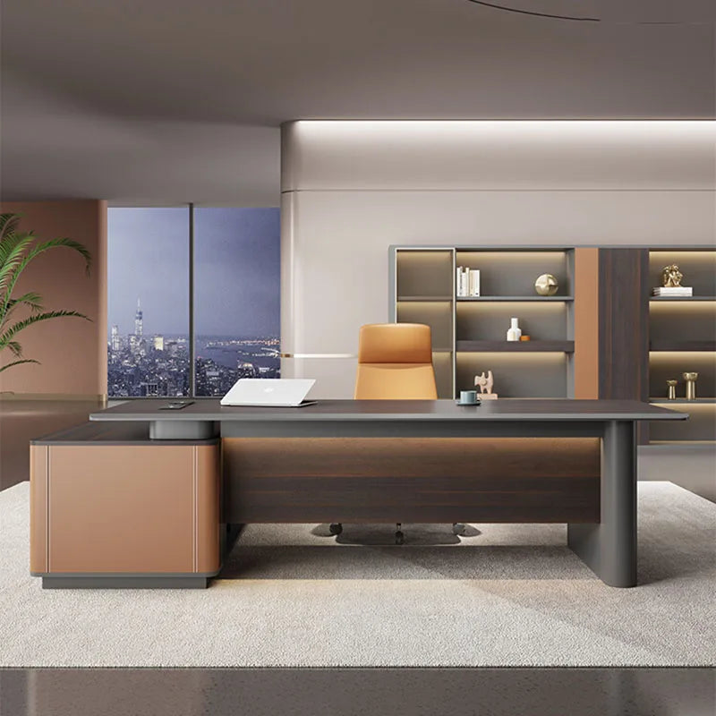 Executive Desk Reception Modern Furniture Office Conference Table L Shaped Writing Dining Meuble Bureau Tables Dressing Simple