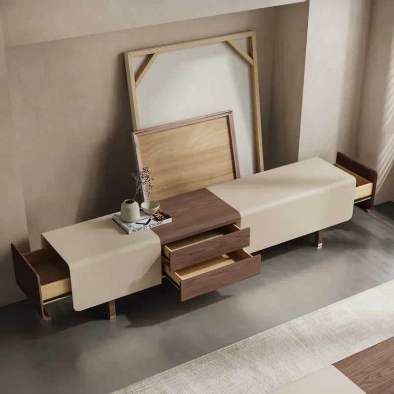 Tv Table Luxury Stand Monitor Wood Television Cabinet Unit Cradle Mueble Living Room Modern Furniture Pedestal Mesa De Home