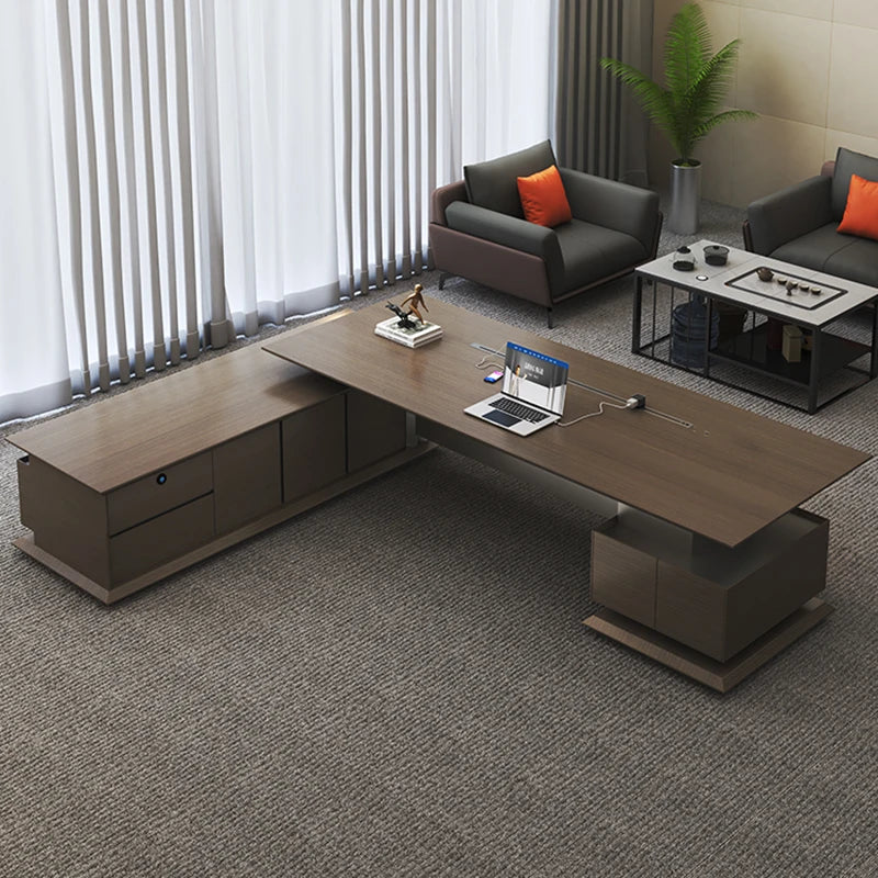 School Hutch Office Desks Workbench Boss Filing Cabinets Gaming Table Sedentary Standing Scrivania Ad Angolo Desk Furniture