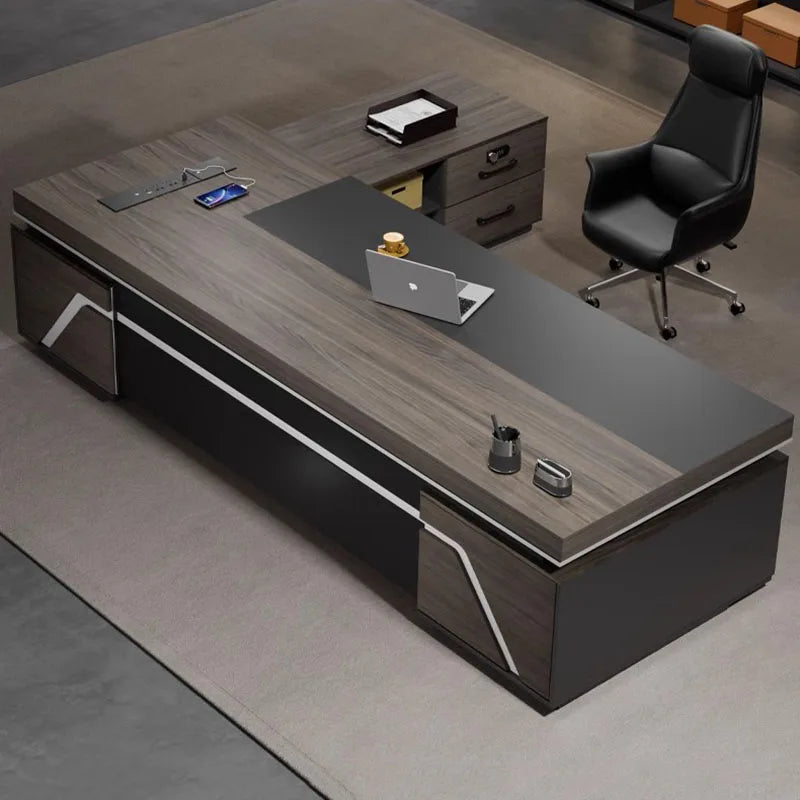 Luxury L-shaped desk
