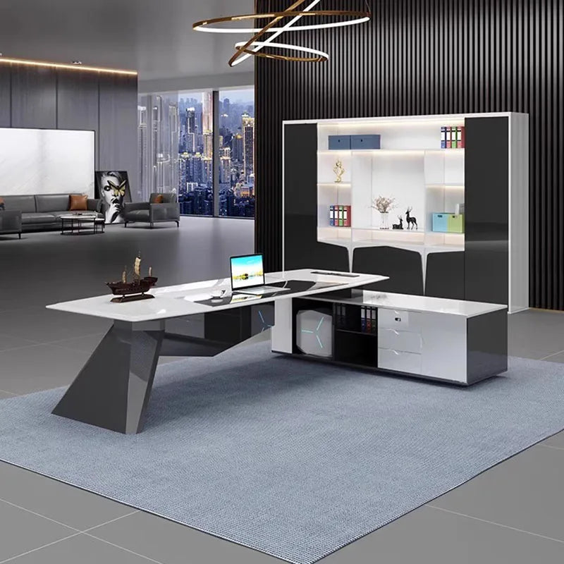 Modern Gaming Standing Desk Executive Conference Student White Table Music Makeup Bureau De Travail Office Desk Decoration