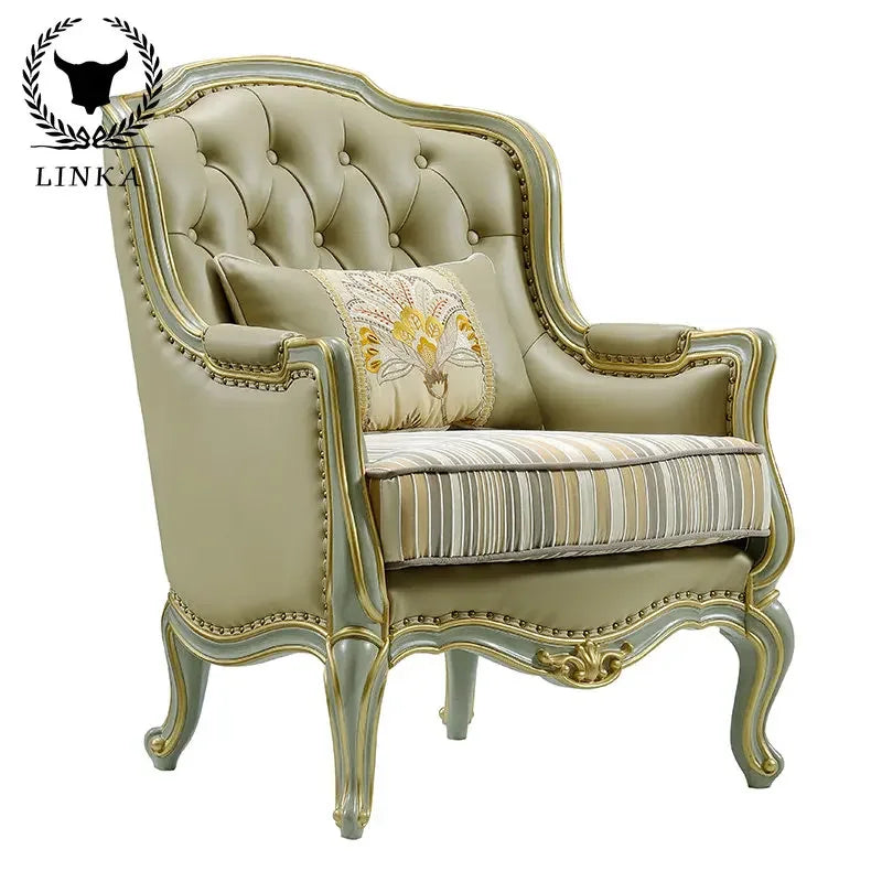 European Leisure Leather Table and Chair Set