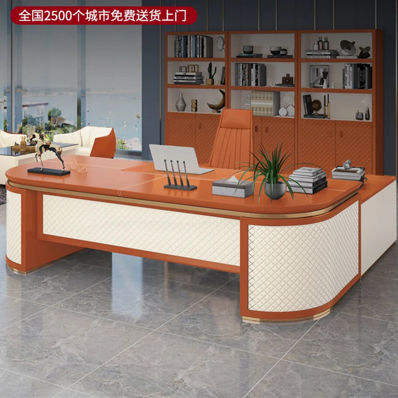 Boss Luxury Modern Table & Chair Set – High-End Office Furniture