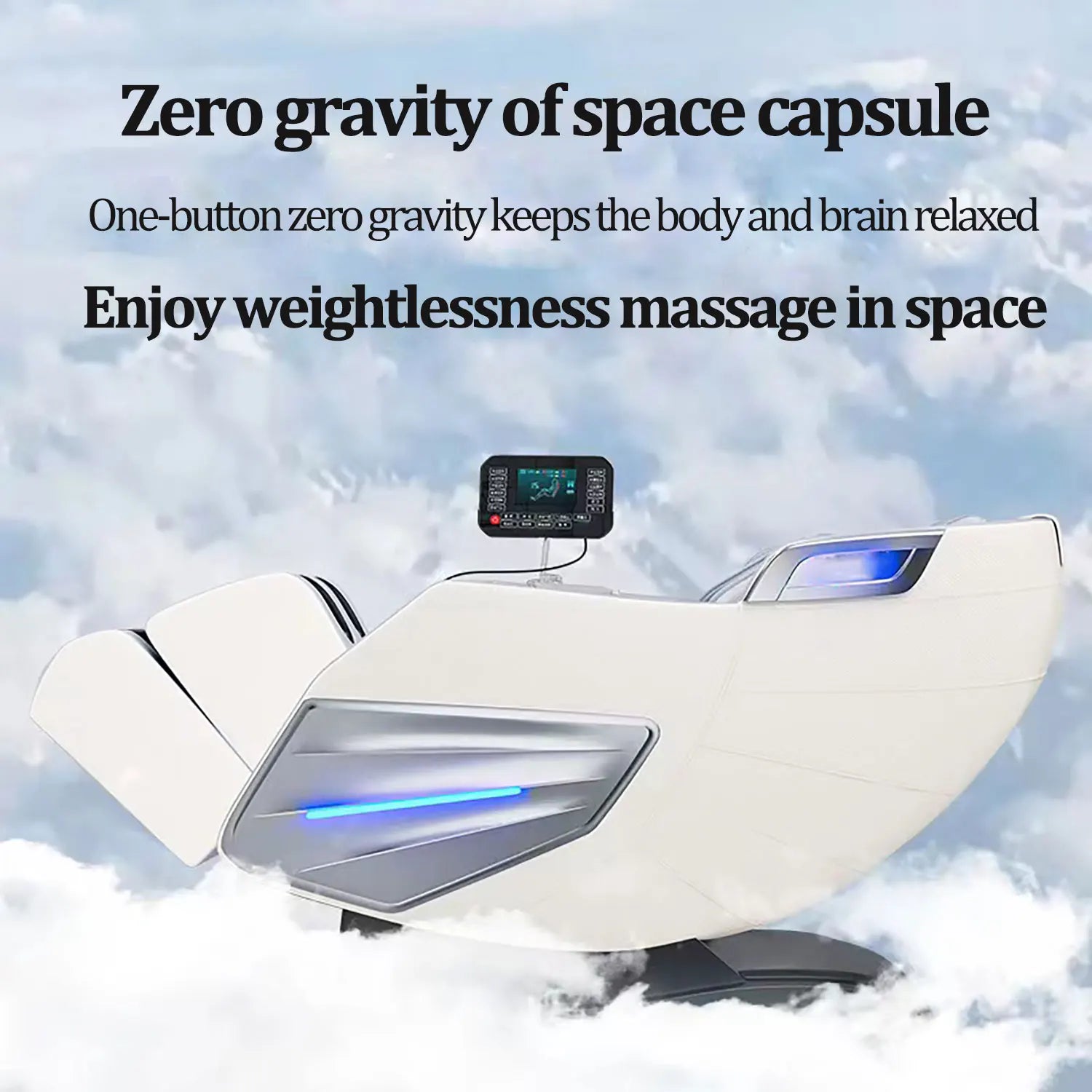 UKLife 4D SL-Track Full Body Airbag Zero Gravity Electric Massager Chair – Luxury Office Massage Sofa