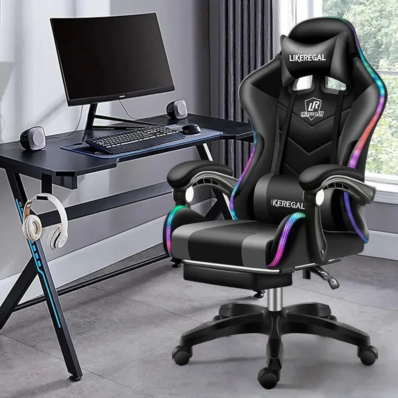 Comfortable Gaming Armchair: Ergonomic Backrest for Work and Relaxation