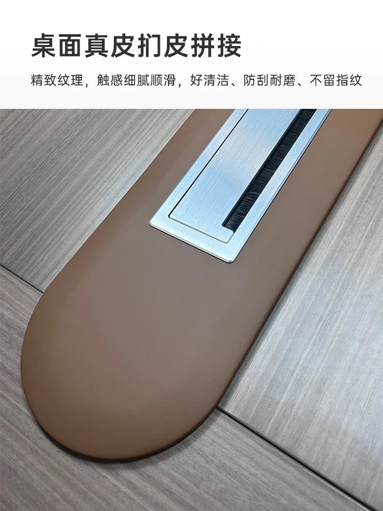Simple Modern Conference Table – Long Design for Meeting Rooms