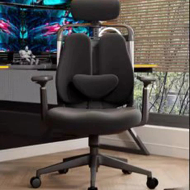 Ergonomic Swivel Office Chair with Neck Pillow