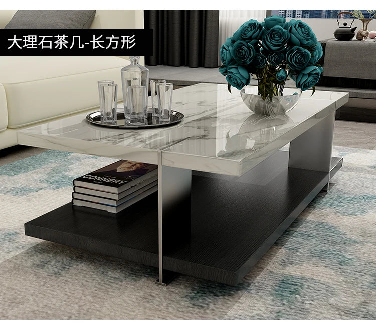 Modern minimalist Nordic square coffee table