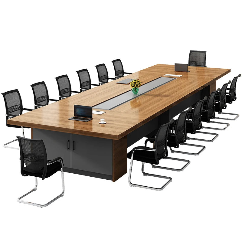 Wooden Conference Table And Chairs Modern Desk Table Office Furniture Modern Large marble conference table