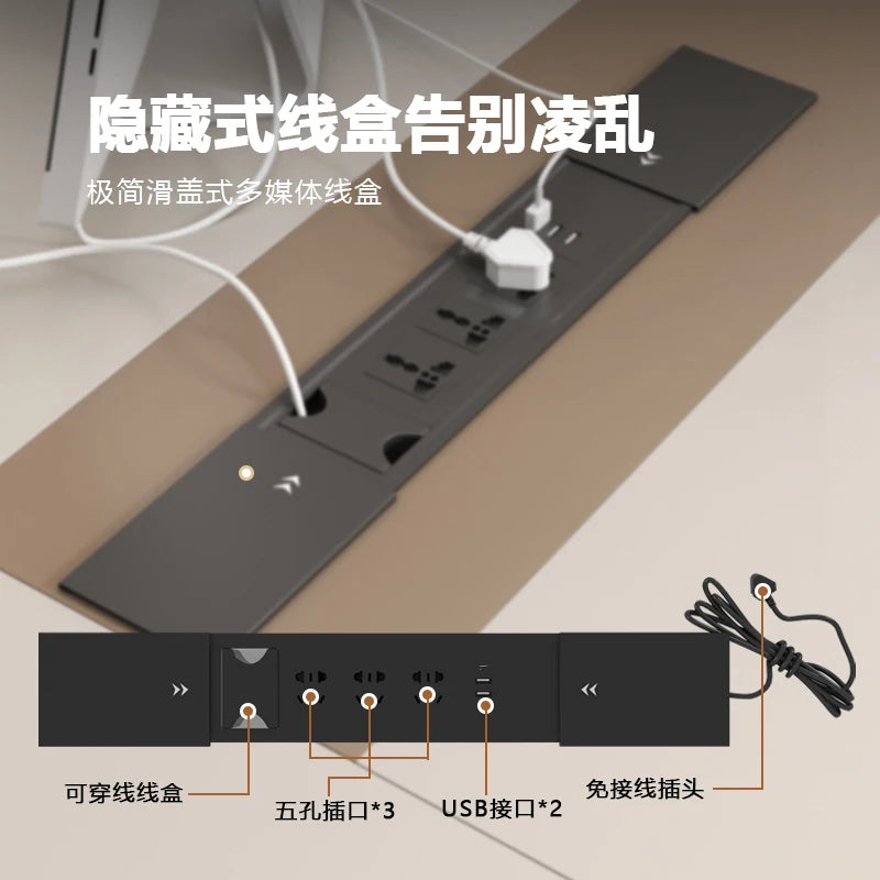 Office furniture Conference table Long table simple modern office worktable Conference room negotiation reception table