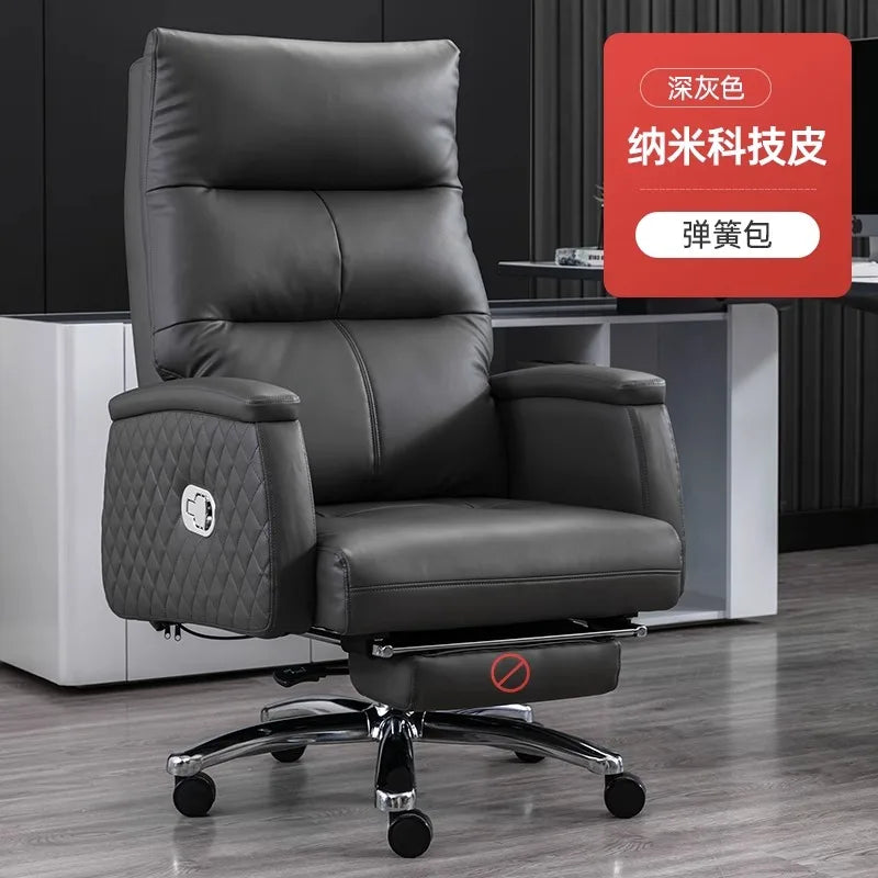 Comfy Swivel Computer Chair: Relaxing Design for Office and Home