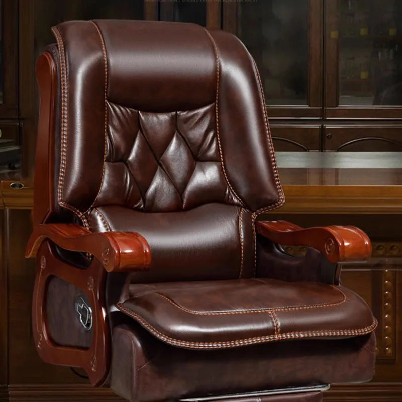 Executive Luxury Ergonomic Computer Rotating Office Chair