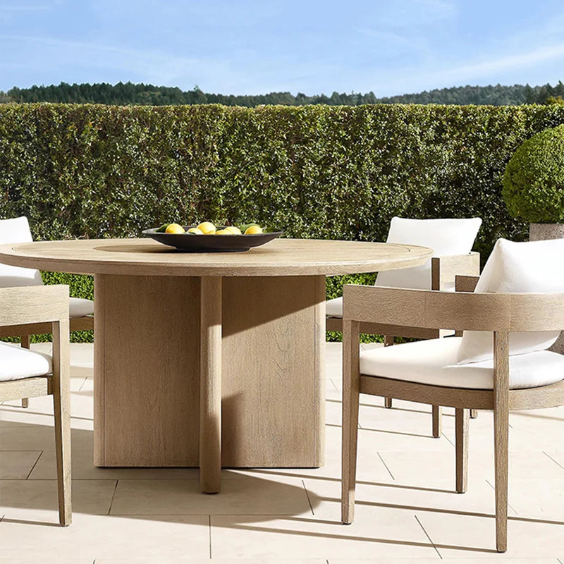 Luxury Wood Garden & Conference Table Set