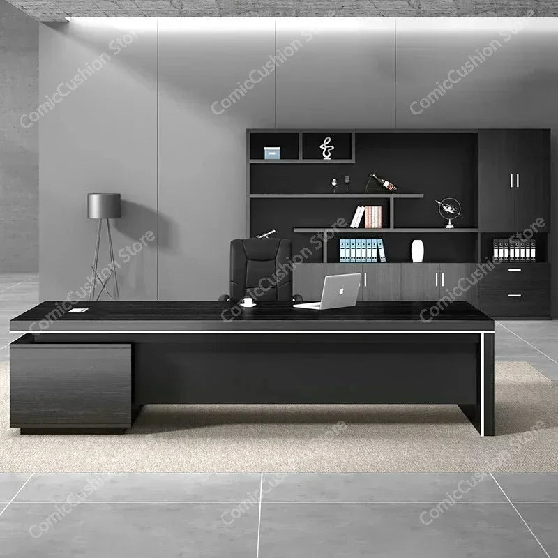 Work Writing Desk Table Metal Wooden Gaming Computer Office Desks Drawers Organizer Tavolo Scrivania Ufficio Supplies