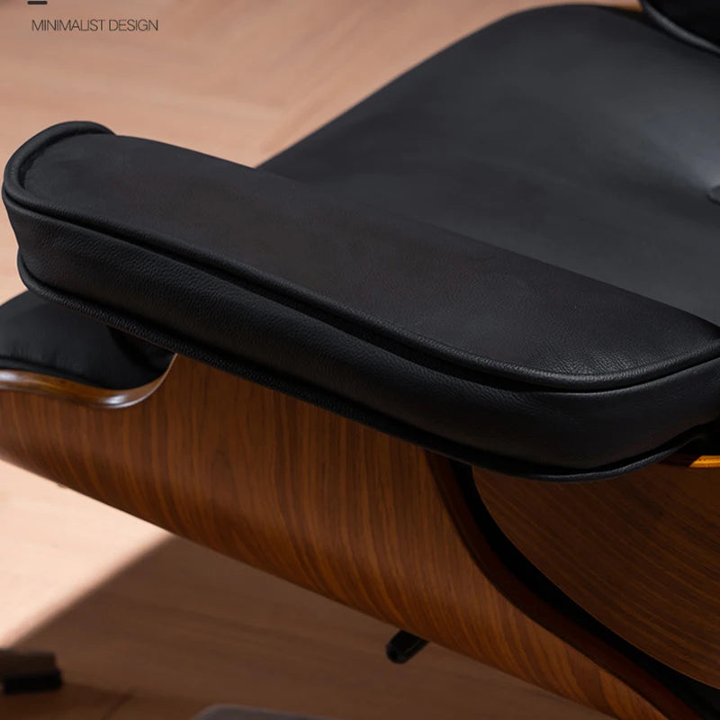 Nordic Luxury Office Chair Lumbar Support Comfort Leather Boss Office Chair Swivel Caster Wheels Silla Escritorio Furniture
