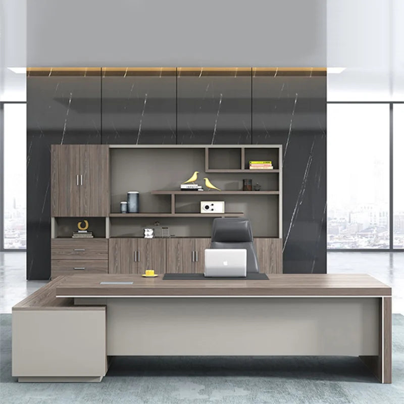 Multifunctional L-shaped Office Desk