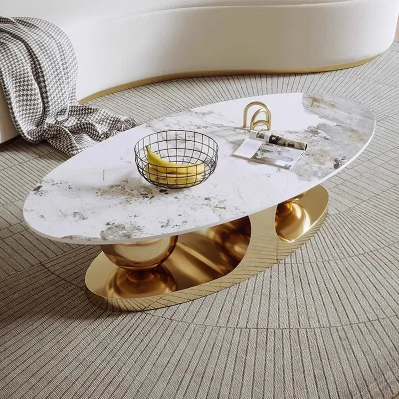 Room Center Table Hall Coffee Living Sofa Dining Set Furniture Luxury Coffe Mesa Salon