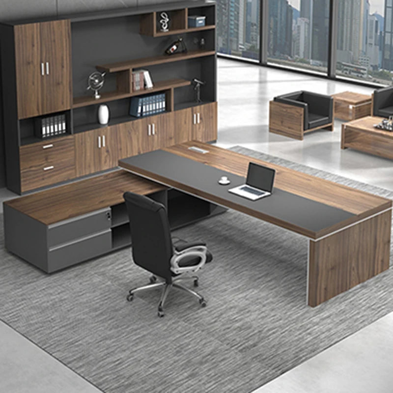 Luxury Corner L-Shaped Office Desk