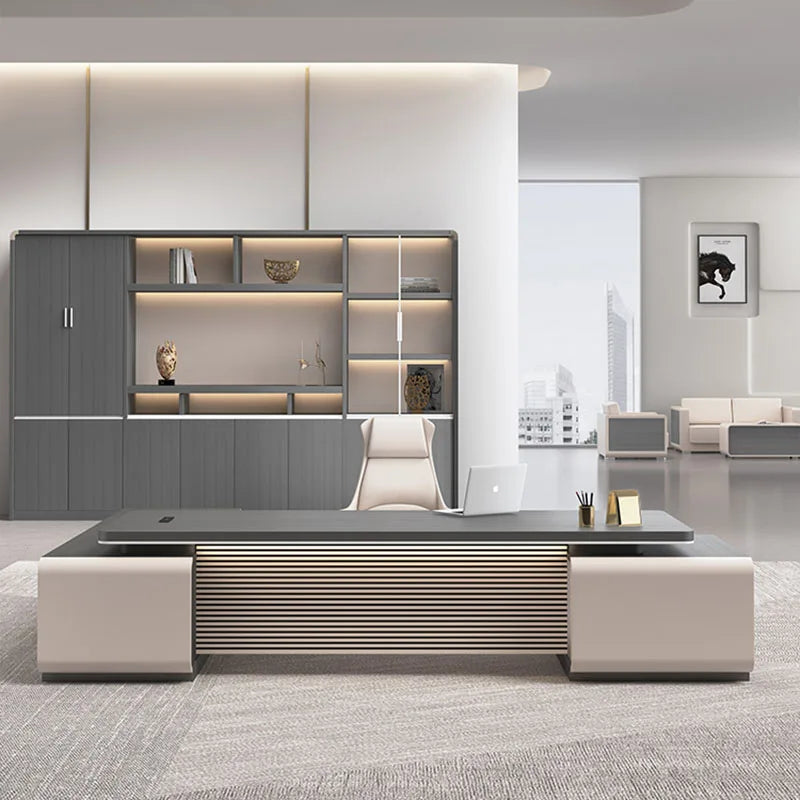 Modern Executive L-Shaped Desk