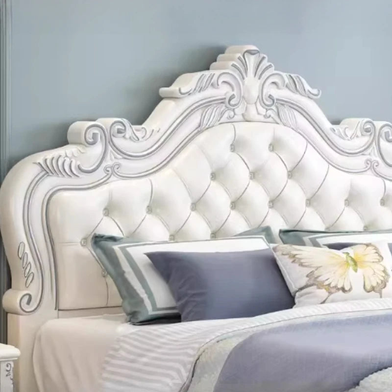 King Size Luxury Double Bed – Wooden Nordic Frame with Unique Modern Design