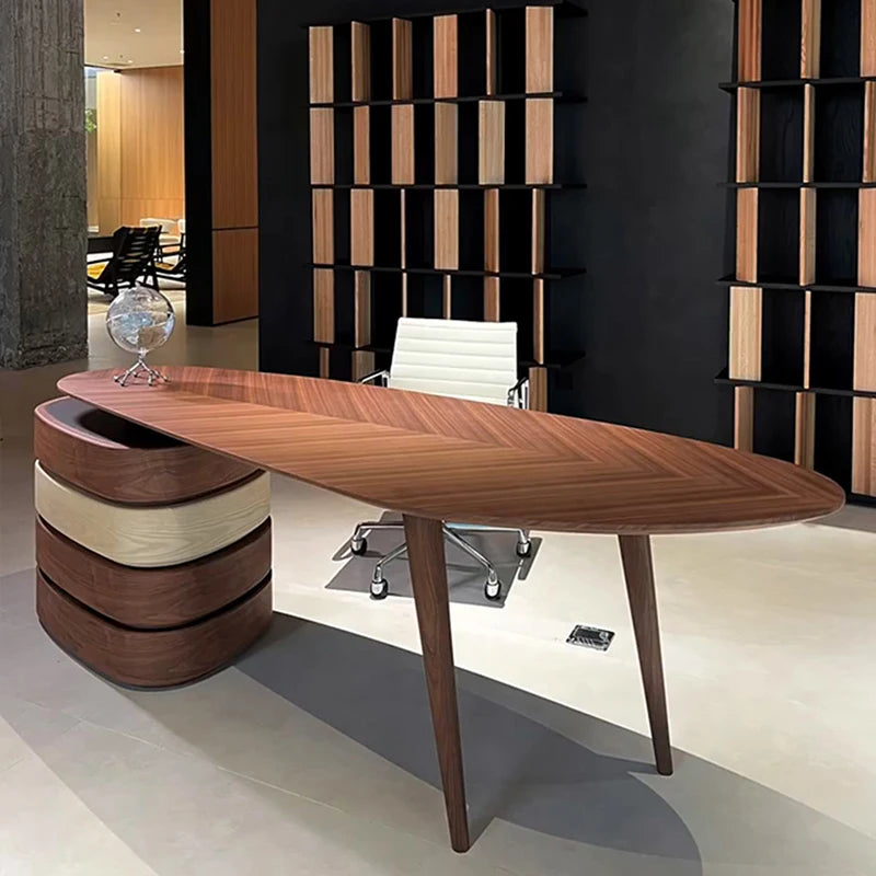 Professional Office Furniture Tables Desk Study Table Corner Seating Standing Scrivania Ufficio Lavoro Room Auxiliary Home